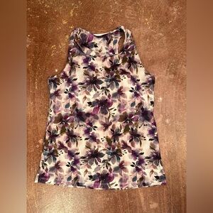 Linc workout activewear  top with built in bra size large Racerback